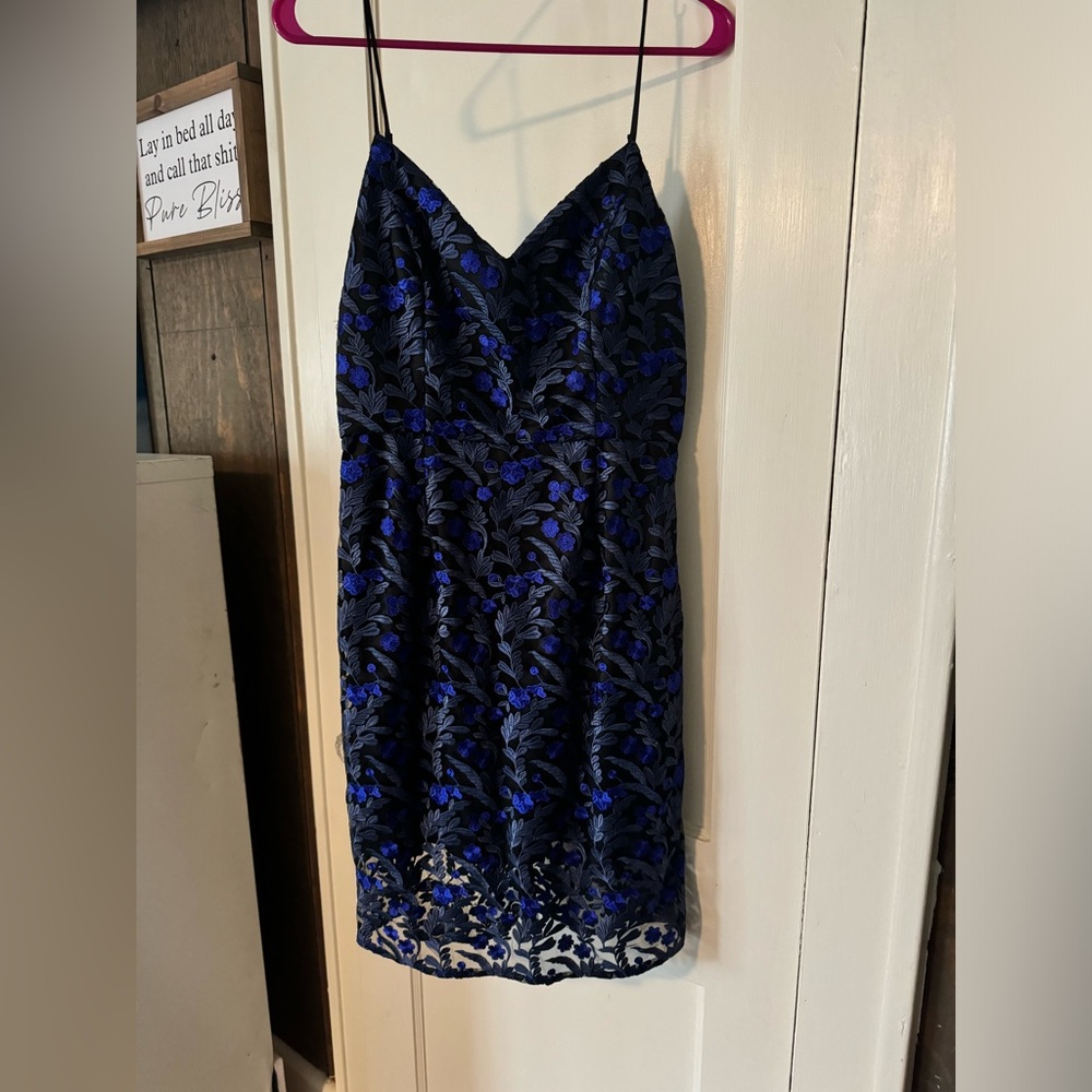Beautiful black and blue dress purchased from a boutique!